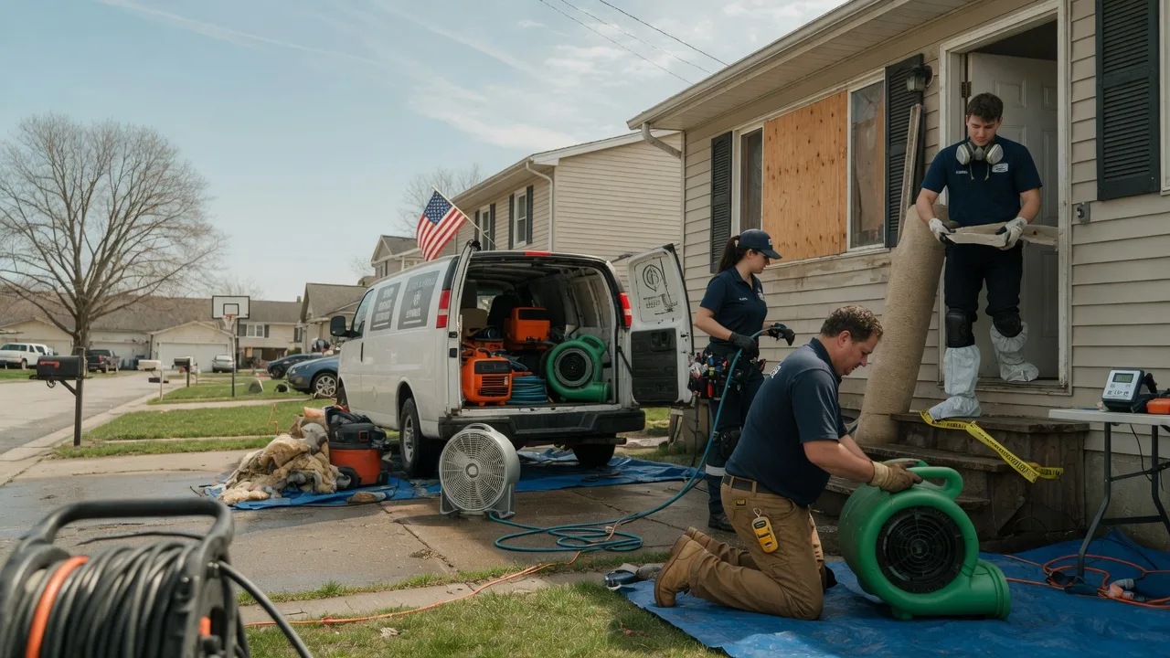 Water Damage Restoration in Tyner, IN near me